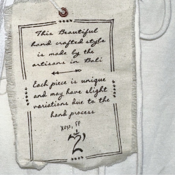 Free People Electric Crochet White Romper Boho Suede/Leather Fringe Medium - Picture 12 of 16